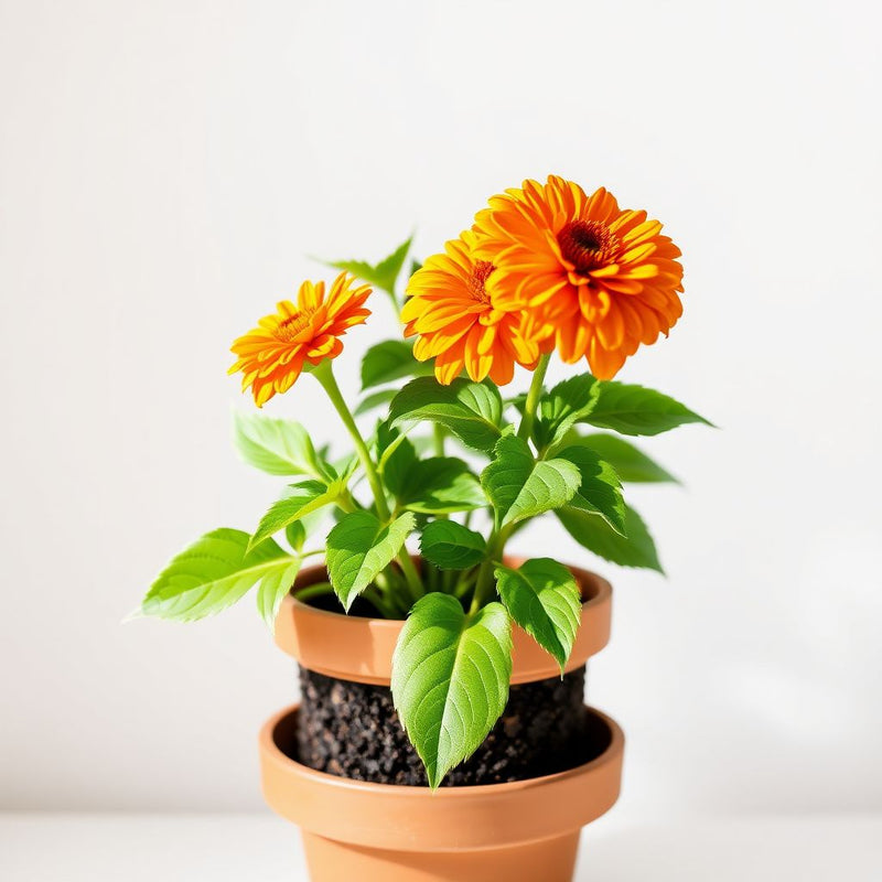 Zinnia Flower Seeds - Light Orange Blooms for Vibrant Garden Displays