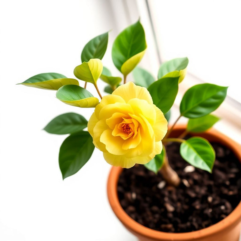 Golden Camellia Flower Seeds for Planting - Premium Quality Seeds for Your Garden