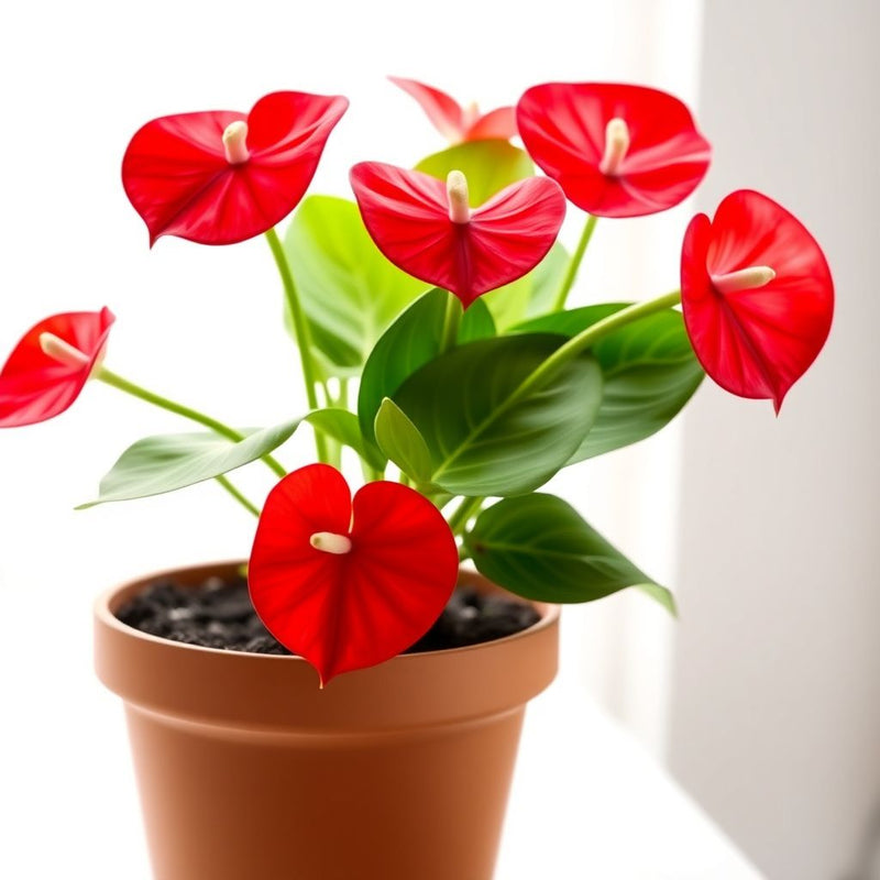 Anthurium Light Red Flower Seeds - Perfect for Easy Planting