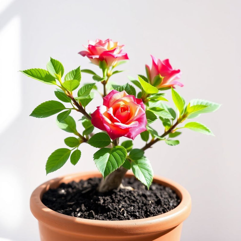 Mixed Rose Rare Bonsai Rainbow Flower Seeds for Planting Vibrant Colorful Bonsai Seeds for Your Garden