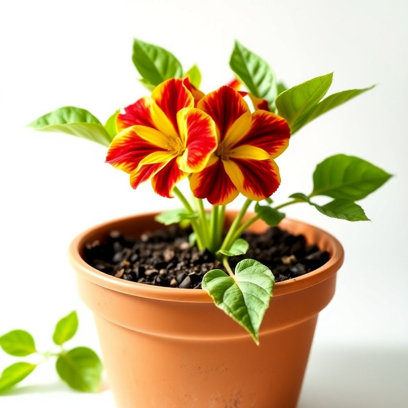 Yellow Red Ice Flower seeds for Planting - Hardy Variety, Heirloom & GMO Free Seeds for Home Garden