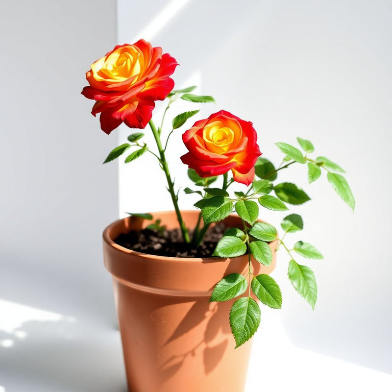 Rose Flower Seeds for Planting - Red and Yellow Blooms for a Colorful Garden