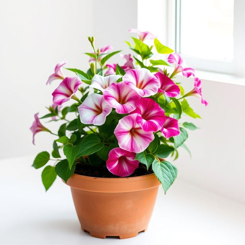 Petunia Pink White Seeds for Planting Vibrant Garden Blooms