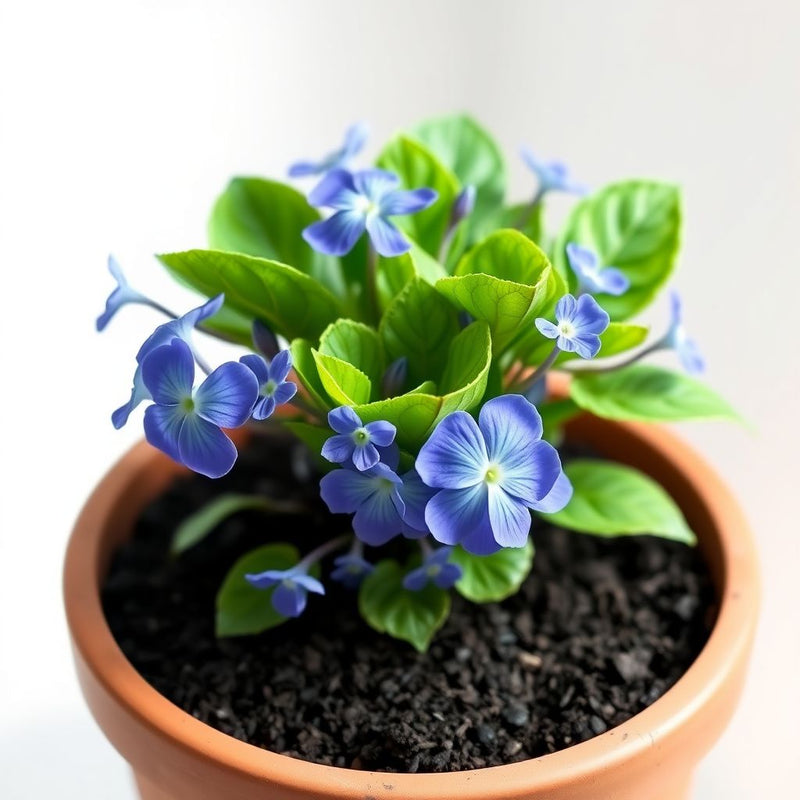 Blue Hepatica Flower seeds for Planting - Pollinator Friendly, Heirloom & GMO Free Seeds for Home Garden