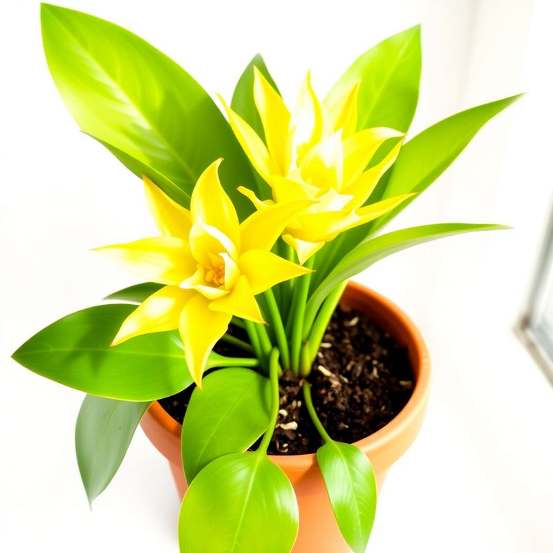 Yellow White Epiphyllum Flower seeds for Planting Hardy Variety Heirloom & GMO Free Seeds for Home Garden