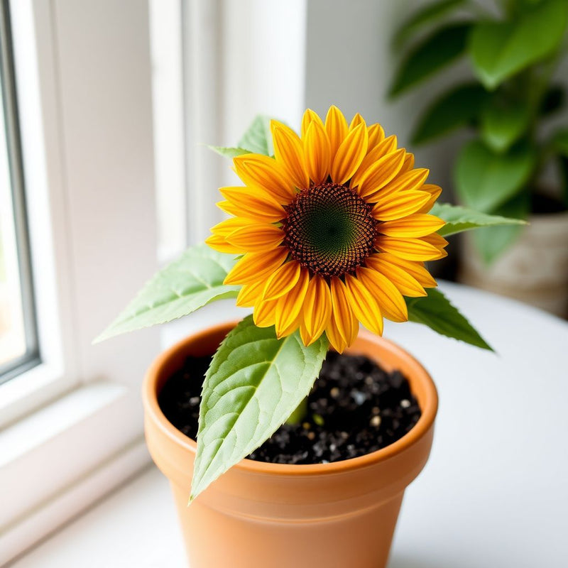 Yellow Red Sunflower Flower seeds for Planting - Fragrant Blossoms, Heirloom & GMO Free Seeds for Home Garden