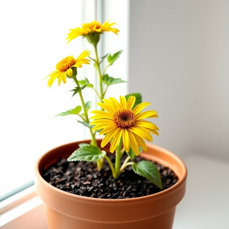 Yellow Safflower Flowering Seeds for Planting in Gardens