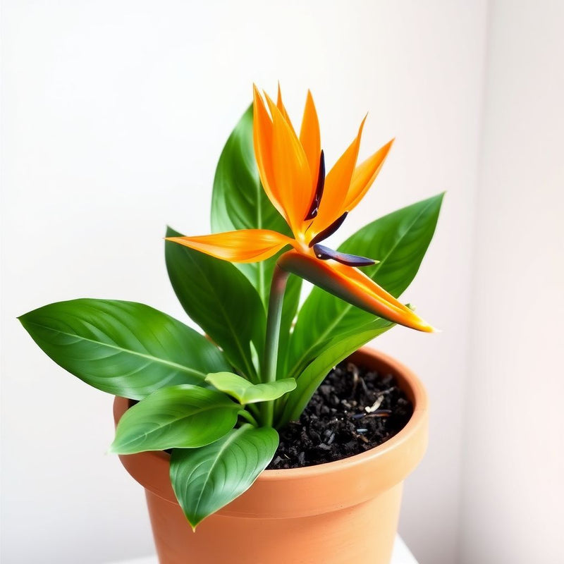 Orange Violet Strelitzia Flower seeds for Planting - Fragrant Blossoms, Heirloom & GMO Free Seeds for Home Garden