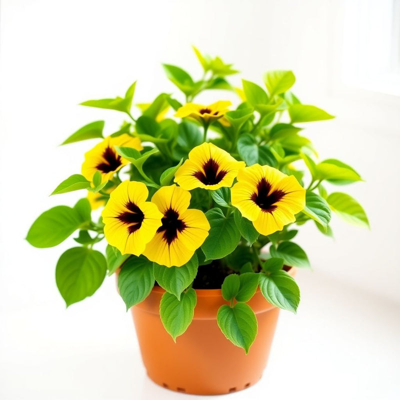 Yellow With Black Playmates Petunia Seeds