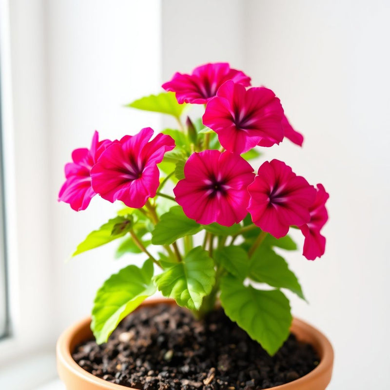 Dark Pink Geranium Apple Blossom Flower Seeds for Planting