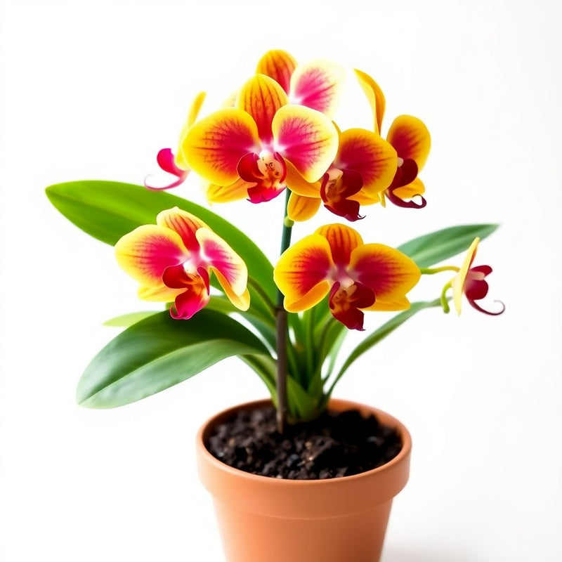 Yellow Red Phalaenopsis Orchid Flower seeds for Planting - Sun Loving, Heirloom & GMO Free Seeds for Home Garden