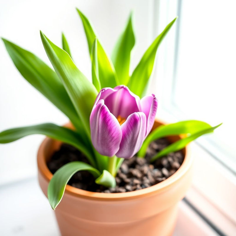 Purple Odorous Tulip Flower seeds for Planting - Compact Growth, Heirloom & GMO Free Seeds for Home Garden