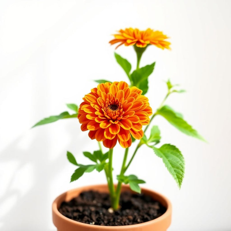 Yellow Red Zinnia Flower seeds for Planting - Cut Flower Favorite, Heirloom & GMO Free Seeds for Home Garden