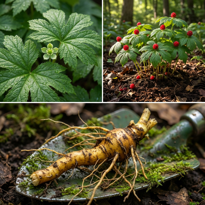 Goldenseal Root Seeds (Hydrastis canadensis) for Planting – Heirloom, Non-GMO Medicinal Herb for Shaded Gardens