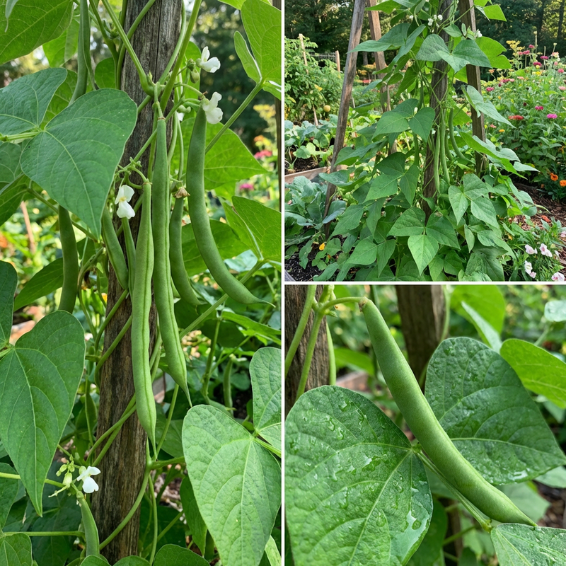 Phaseolus acutifolius Green Tepary Bean for Home Garden Growing
