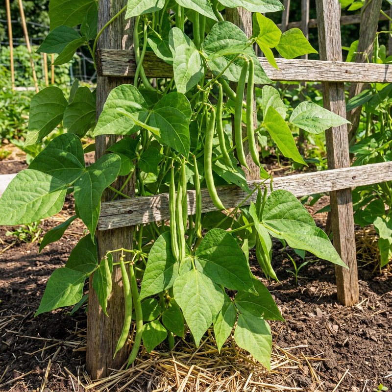 Phaseolus vulgaris Missouri Wonder Pole Bean Seeds for Home Garden Growing