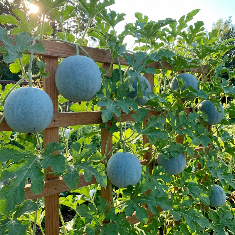 Blue Watermelon (Citrullus lanatus) Fruit Seeds for Home Garden Growing