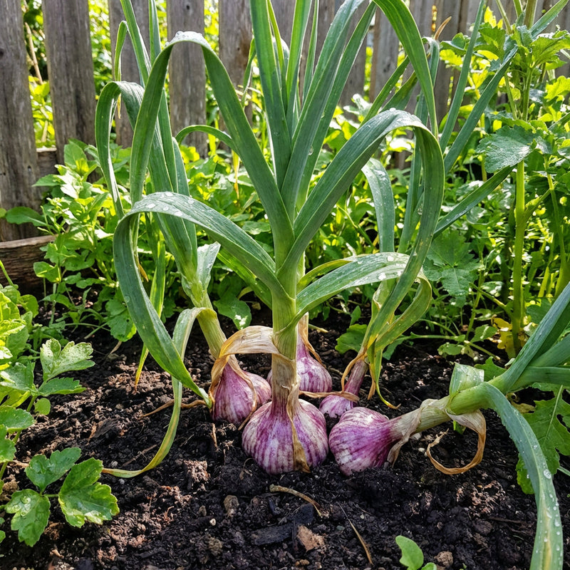 Garlic Plant Seeds for Planting – Fresh, Organic, Heirloom, Non-GMO, High Germination Organic Garden Seeds