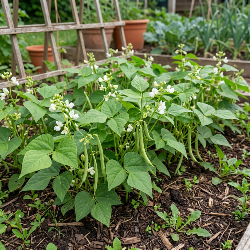 White Tepary Bean Seeds for Home Garden Growing and Dry Climate Cultivation