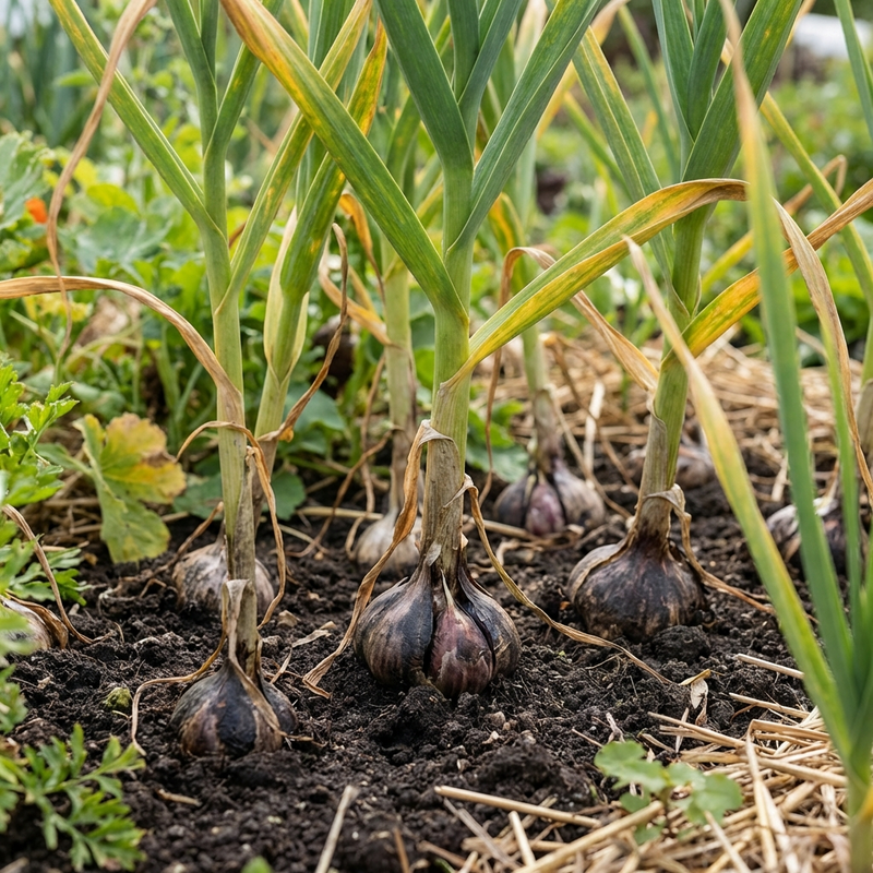 Black Garlic Seeds for Planting Multi-Colour - Heirloom, Non-GMO, Organic Garden Seeds, High Germination