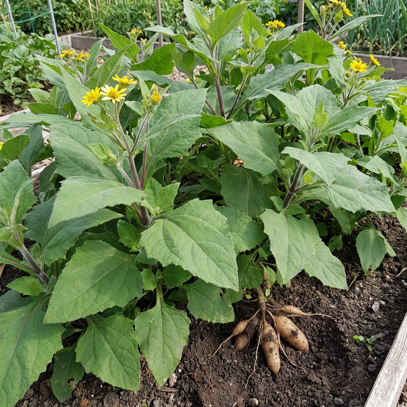 Yacon Vegetable Seeds for Home Garden Cultivation and Traditional Growing