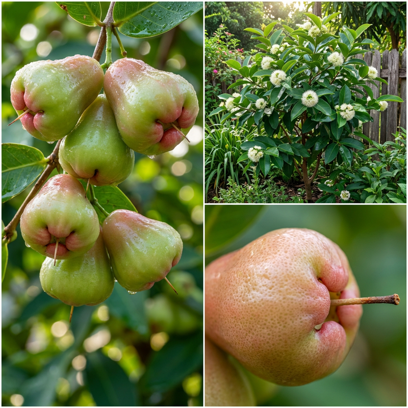 Rose Apple Fruit Seeds – Heirloom Non-GMO, High Germination Seeds for Planting Juicy Water Apples