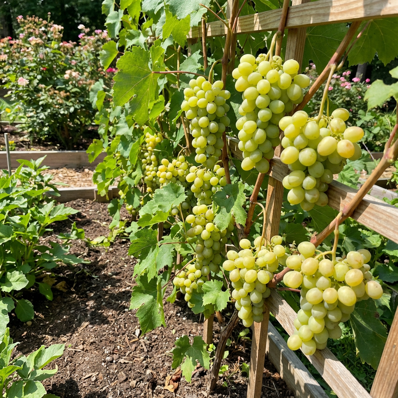 Heirloom Cotton Candy Grapes Fruit Seeds for Planting – Non-GMO, High Germination Organic Garden Seeds