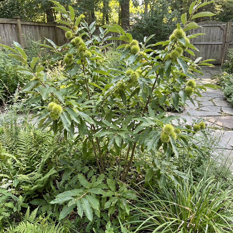 Chinquapin Chestnut Tree Seeds (Castanea pumila) – Heirloom Variety for Garden and Landscape Use