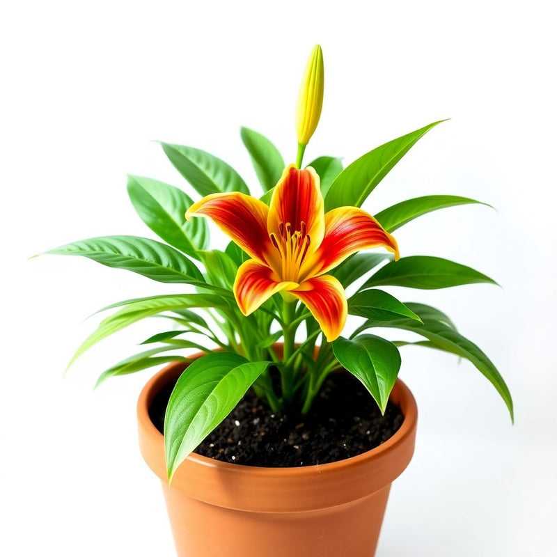 Yellow Red Lilium Flower seeds for Planting - Hardy Variety, Heirloom & GMO Free Seeds for Home Garden