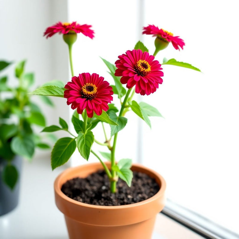 Medallion Flower Seeds for Planting Zinnia elegans for flower beds and garden landscapes