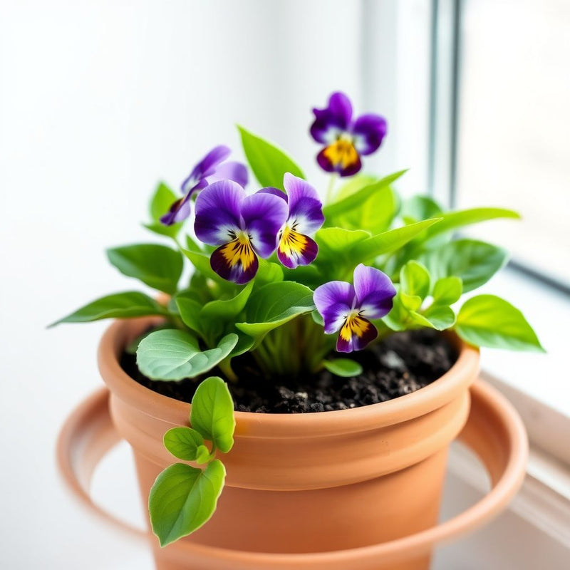 Viola Flower seeds for Planting, Perfect for Borders Heirloom & GMO Free Seeds for Home Garden