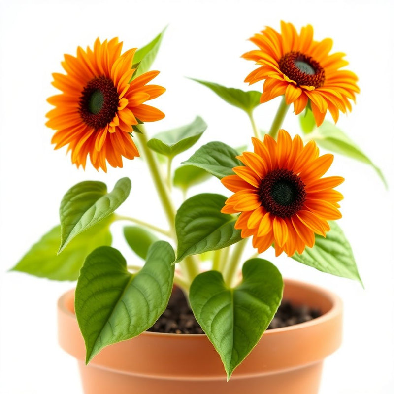 Orange Mini Sunflower Seeds for Easy Planting