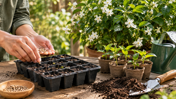 Growing jasmine from seed