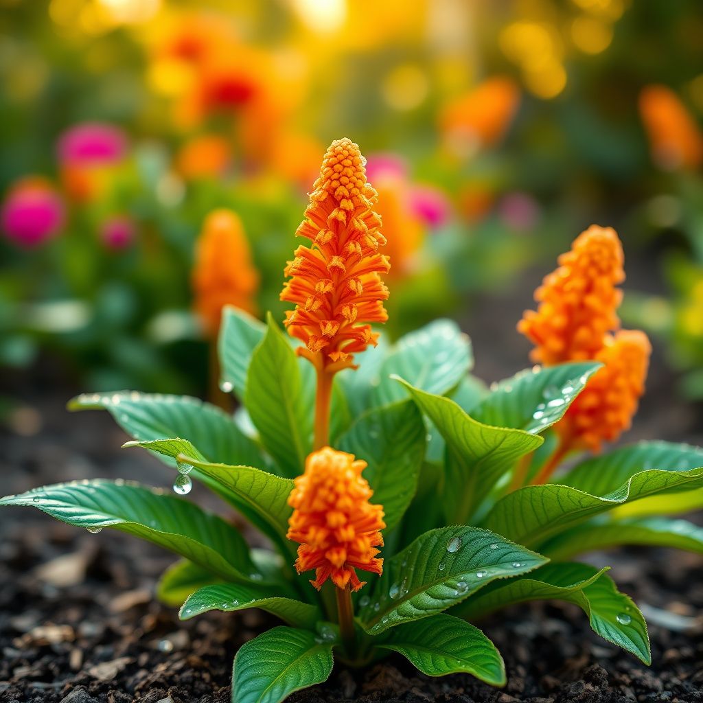 Celosia Fresh Look Orange Seeds for Planting flower bed garden