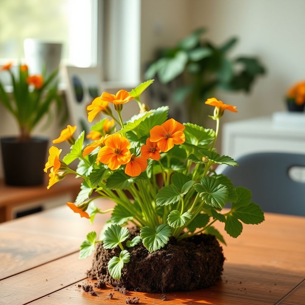 Light Orange Geranium Seeds for Planting - Vibrant Flower Garden Addition