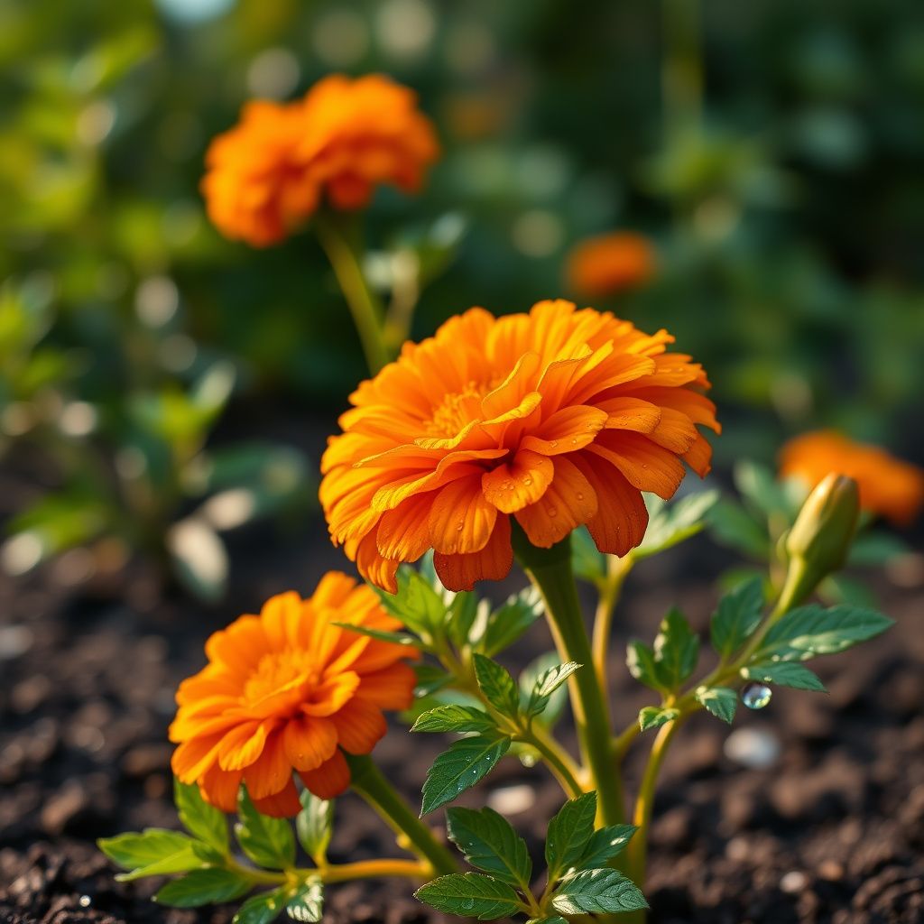 Orange Marigold Flower seeds for Planting Fragrant Blossoms Heirloom & GMO Free Seeds for Home Garden 
 
 Sale
