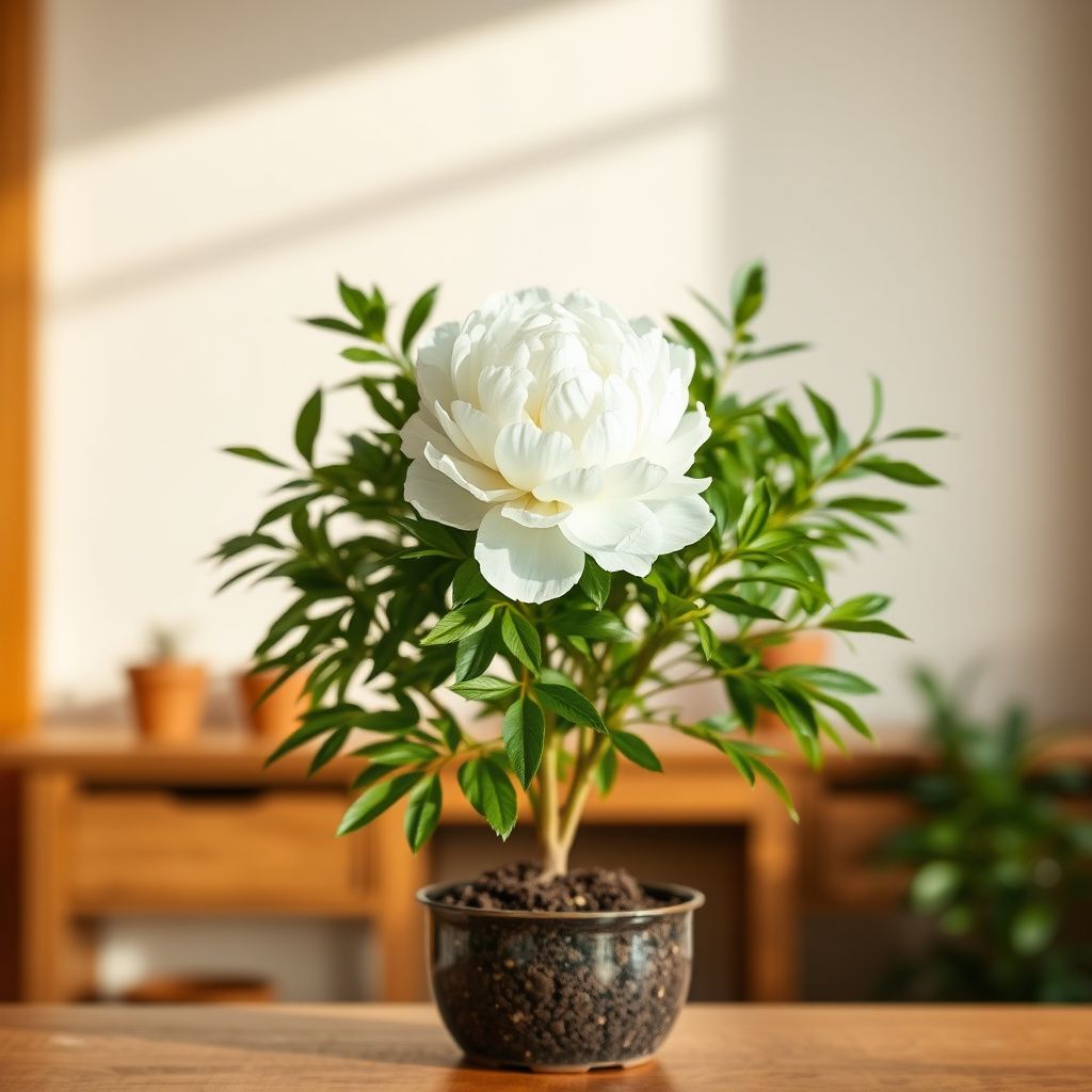 Precious White Peony Flower Seeds, Potted Flowers Bonsai Plant Seeds