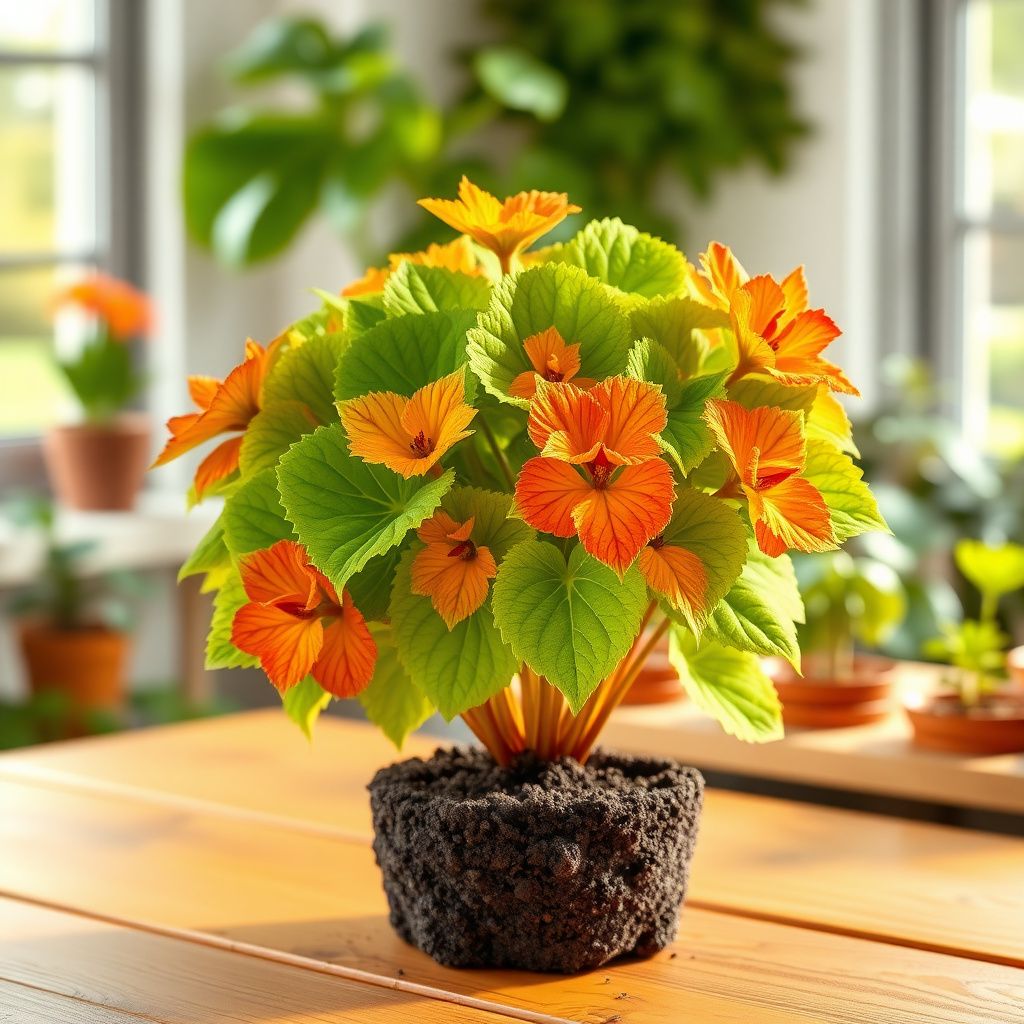 Coleus Orange & Green Flower seeds for Planting Compact Growth Heirloom & GMO Free Seeds for Home Garden 
 
 Sale