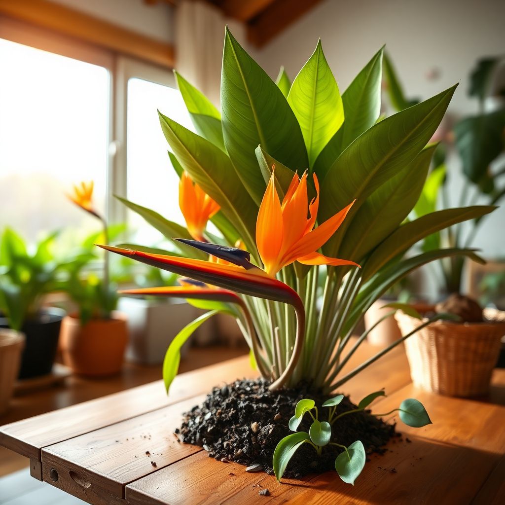 Orange Violet Strelitzia Flower seeds for Planting - Fragrant Blossoms, Heirloom & GMO Free Seeds for Home Garden