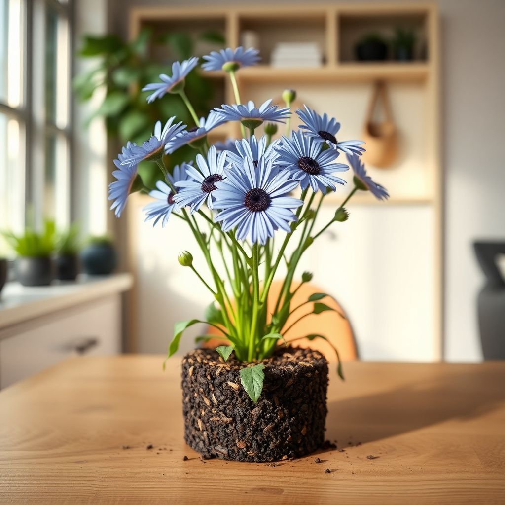 African Blue Eyed Daisy Seeds – Rare Osteospermum Flower