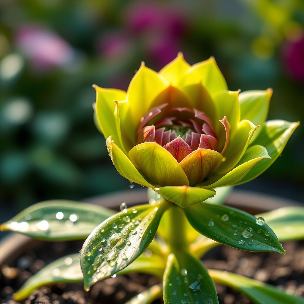 Aeonium Flower seeds for Planting Seasonal Bloomer Heirloom & GMO Free Seeds for Home Garden