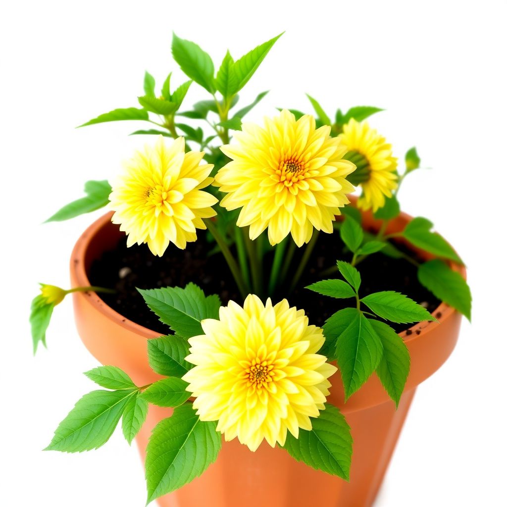 Yellow Pompon Dahlia Flower Seeds for Planting – Heirloom, Non-GMO, Garden Favorite Seeds