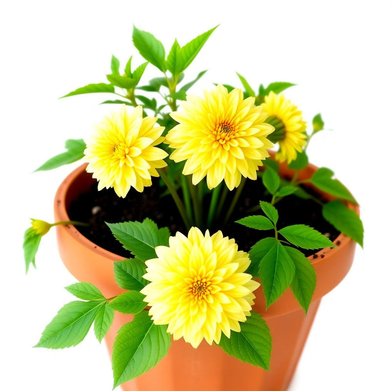 Yellow Pompon Dahlia Flower Seeds for Planting – Heirloom, Non-GMO, Garden Favorite Seeds