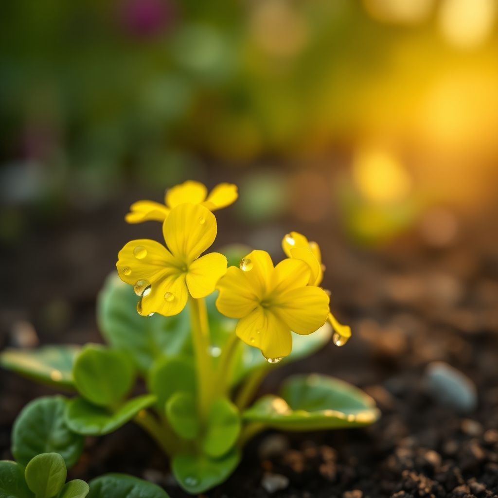 Yellow Trefoil Flower Seeds Planting Bright