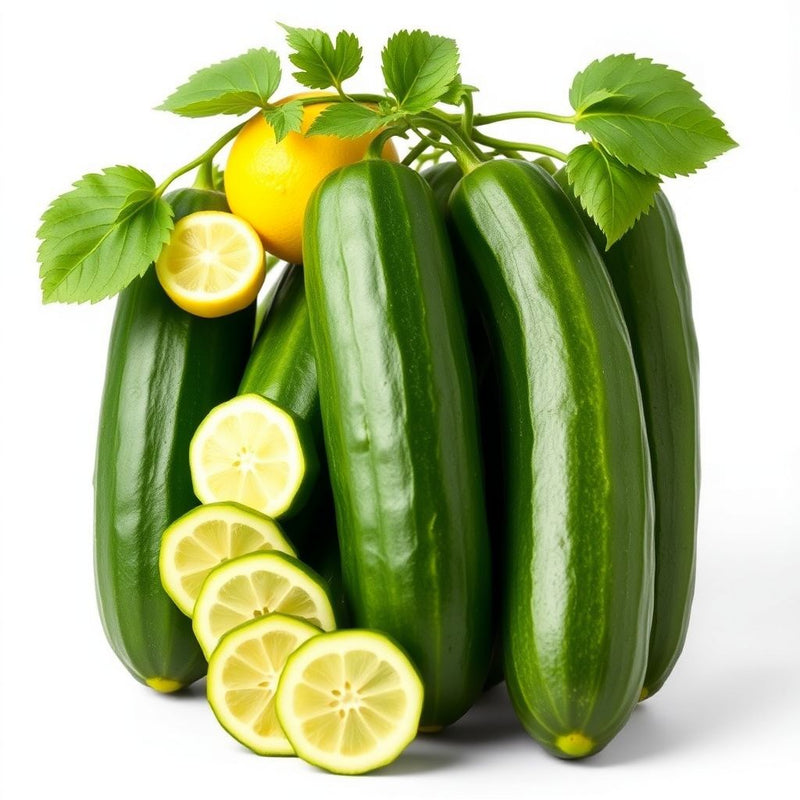 LEMON CUCUMBER Heirloom Seeds for Non-GMO Garden Vegetables