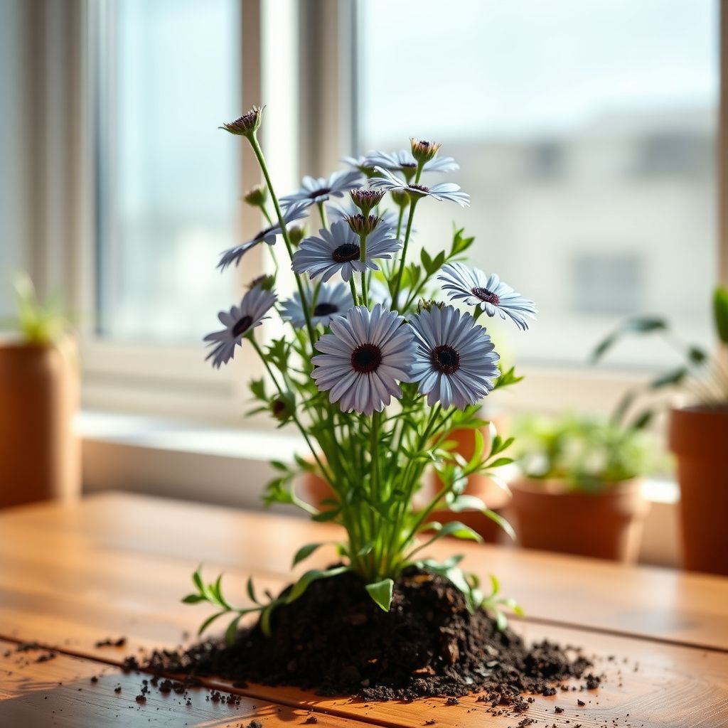 Afano Blue-Eyed Daisy Seeds – Osteospermum for Indoor Flower Planting