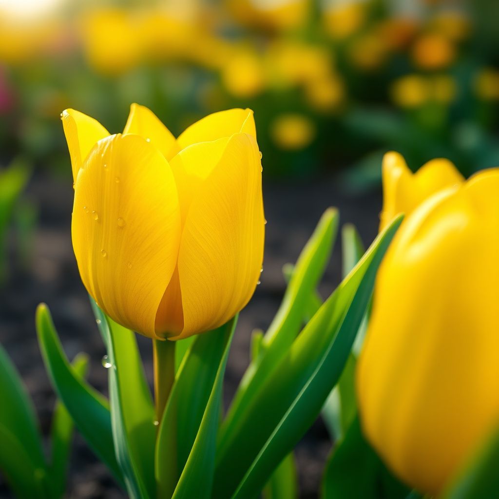Yellow Tulip Flower Seeds – Vibrant Blooms & Easy Garden Planting