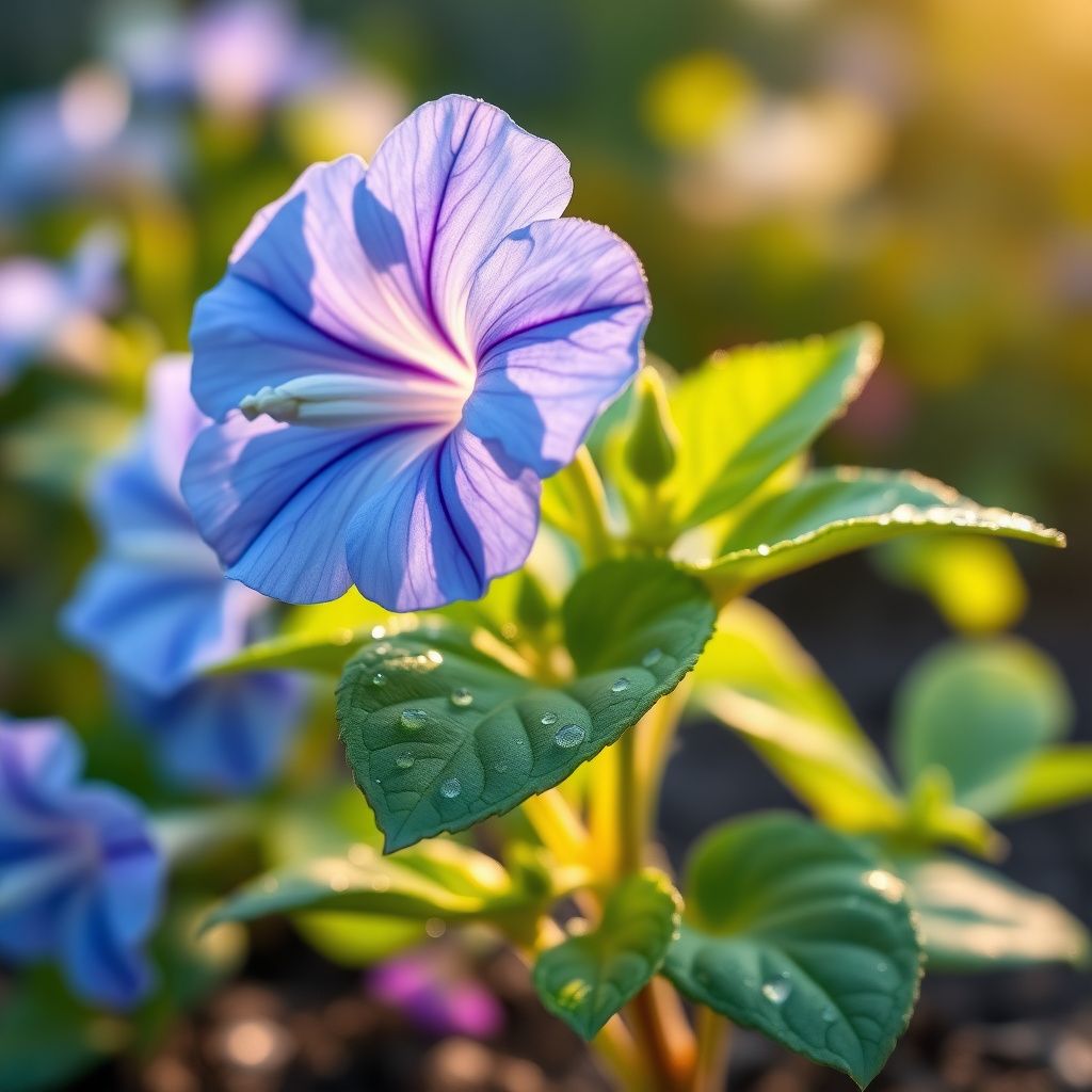 Light Blue Petunia Flower seeds for Planting Easy to Grow Heirloom & GMO Free Seeds for Home Garden