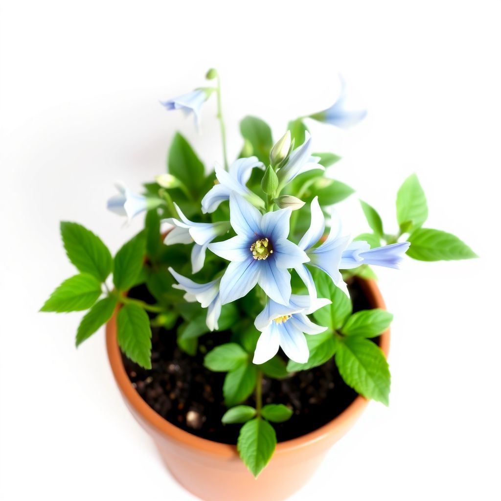 Light Blue and White Aquilegia Flower Seeds for Planting