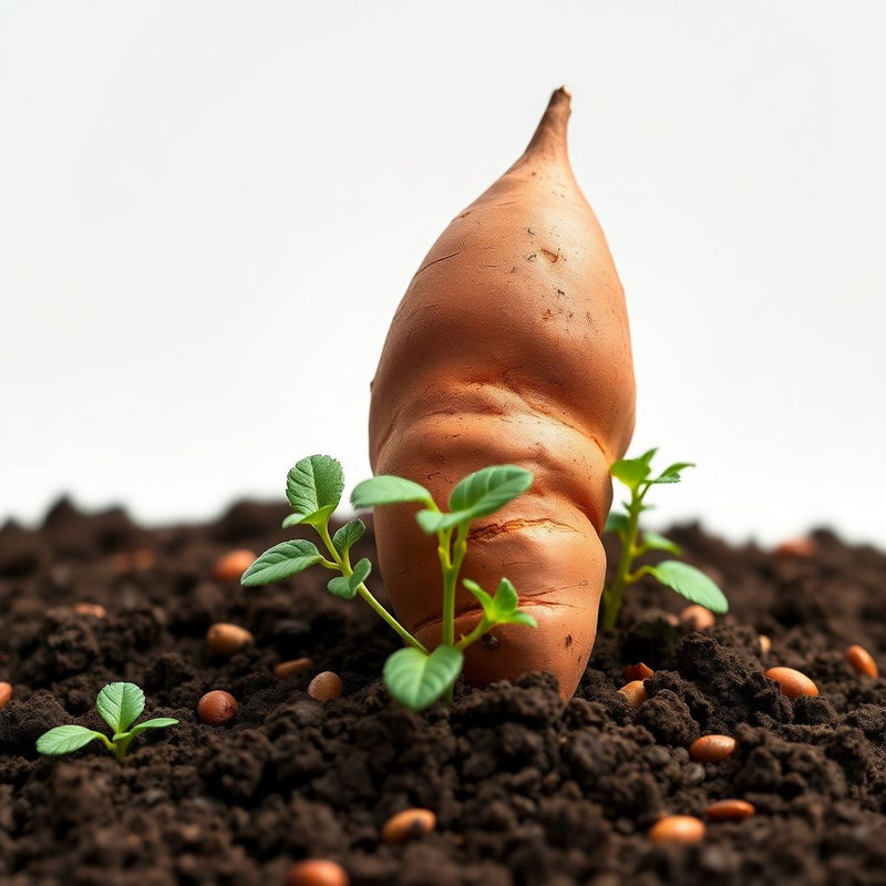 Sweet Potato Vegetable Seeds Planting Redish Brown